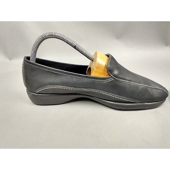 Aerology by Aerosoles Women's 8.5 Toe Riffic Leather Loafers Comfort Shoes Brown - Picture 10 of 11